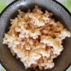 普通に作る玄米ご飯
